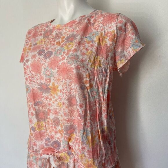 Lauren Conrad Pajama Short set Floral Vintage Daisy - Picture 5 of 11
